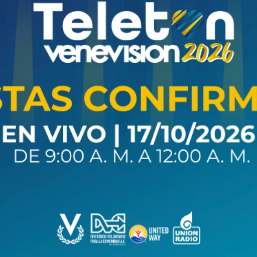 Una constelación de estrellas nacionales e internacionales se une al Teletón Venevision 2026